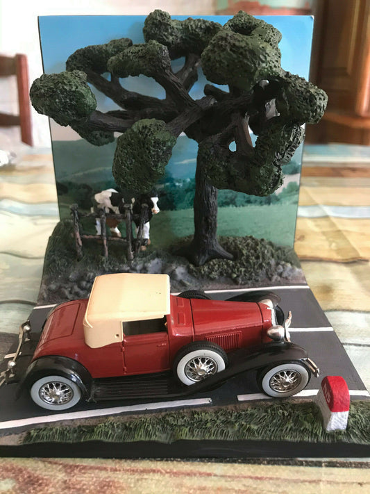 Voiture Miniature Diorama Campagne N15 + Cord L 29 Solido au 1/43