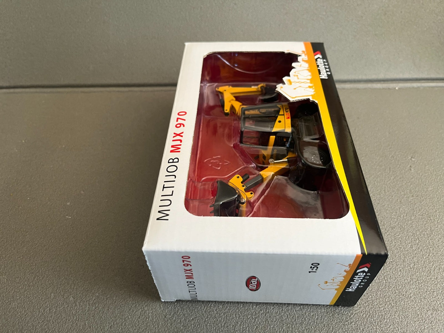 Miniature Véhicule Chantier Chargeur Pelle Multijob MJX 970 Haulotte Joal 1/50