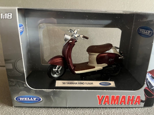 Moto miniature Scooter Yamaha Vino YJ50R Welly 1/18