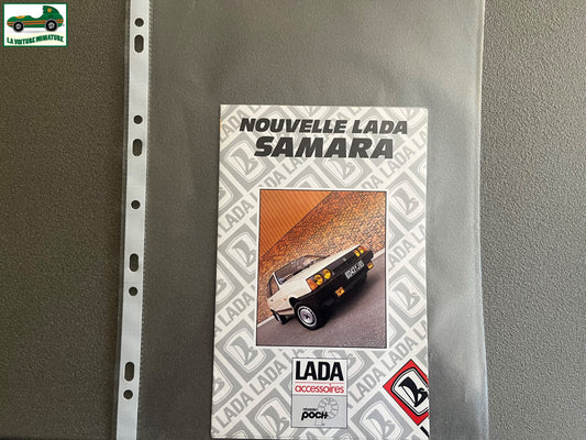 Ancien Dépliant Brochure Documentation Automobile Lada Samara Poch Accessoires