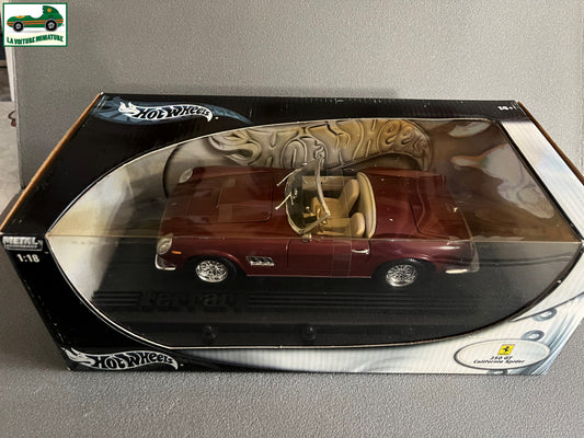 Voiture miniature Ferrari 250 GT California Spider HotWheels au 1/18