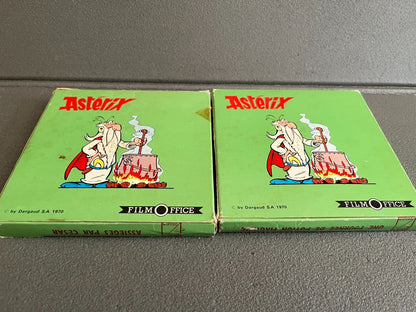 Lot Ancien Super 8 Film Office Astérix Assieges Cesar + Tournee Potion Magique