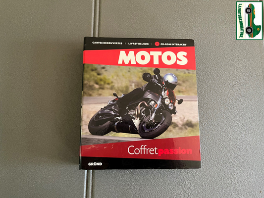 Livre Carte Fiche CD Moto Motos Coffret Passion Grund