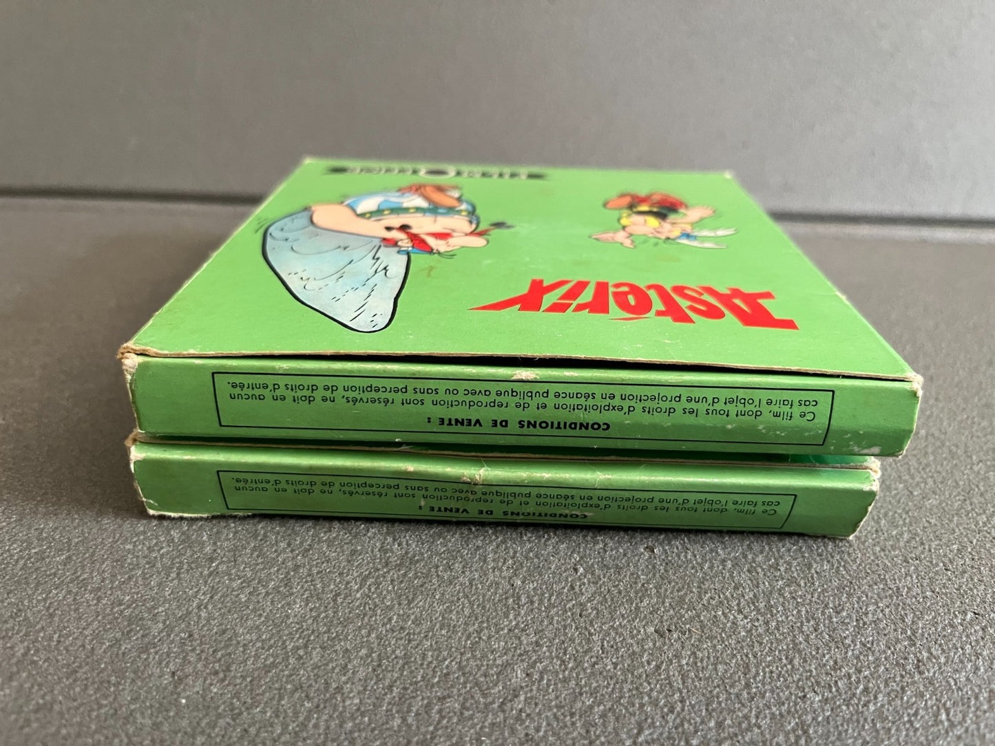 Lot Ancien Super 8 Film Office Astérix Assieges Cesar + Tournee Potion Magique