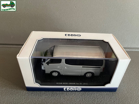 Voiture Miniature Nissan NV350 Caravan Van DX 2012 Ebbro au 1/43