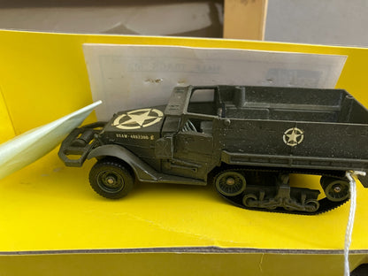 Ancienne Miniature Militaire Blindé Half Track US 6052 Solido France 1/50