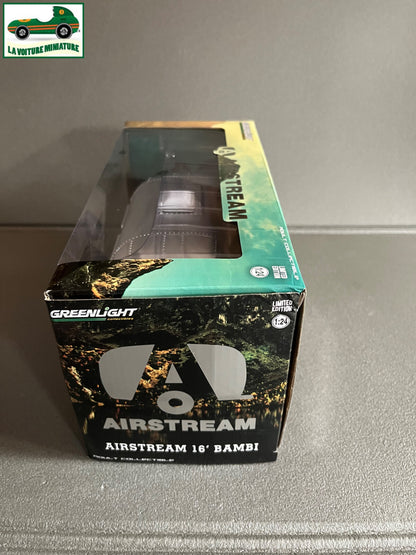 Voiture miniature Caravane AirStream 16 Bambi Greenlight au 1/24