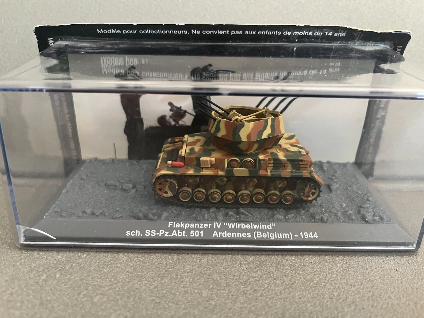 Miniature Militaire Char Tank Blindé Flakpanzer IV Wirbelwind 1944 Altaya 1/72