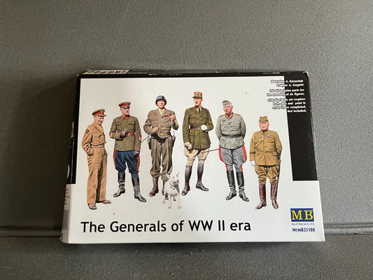 Maquette Militaire Figurine Soldat The Generals of WWII era Master Box 1/35