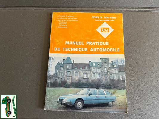 Livre Revue Technique Automobile Citroen CX Reflex