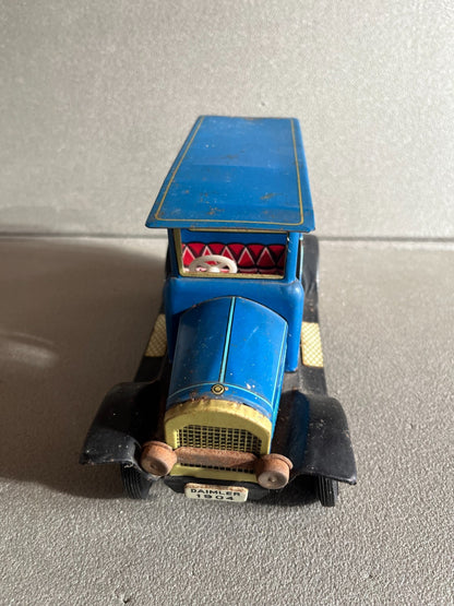 Jouet Ancien Voiture miniature 1904 Daimler Japan Tôle Friction Vintage
