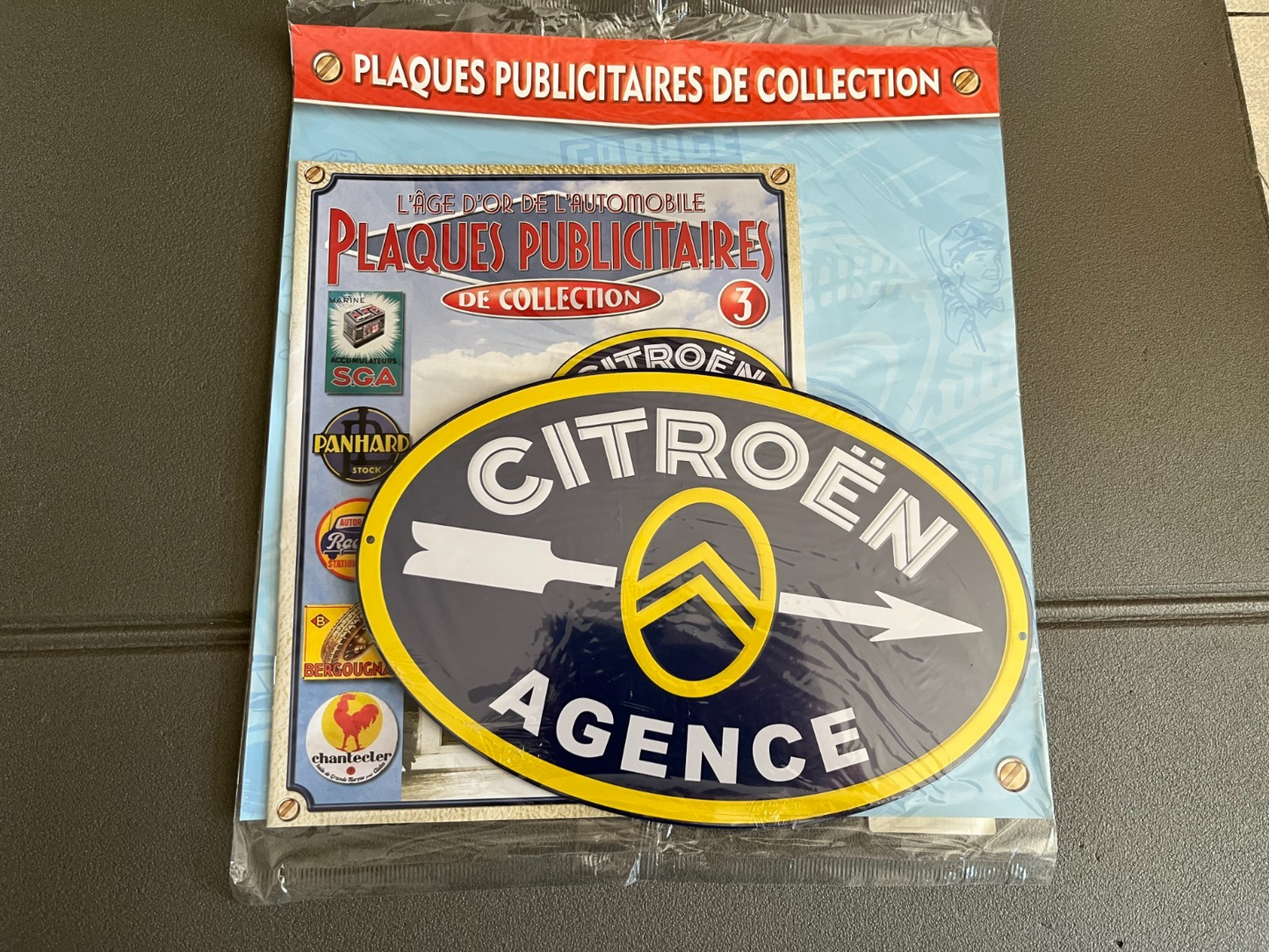 Plaque Métal Voiture Automobile Publicitaire Collection Citroen Agence