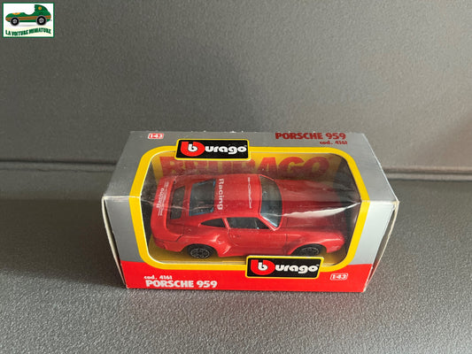Voiture miniature Burago Porsche 959 cod 4161 au 1/43