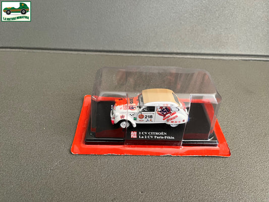 Voiture miniature Citroen 2cv 2 cv Paris Pekin Auto Plus Hachette 1/43