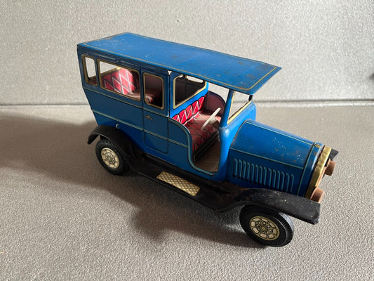 Jouet Ancien Voiture miniature 1904 Daimler Japan Tôle Friction Vintage
