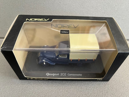Voiture Miniature Peugeot 202 Pick Up Camionnette Norev au 1/43