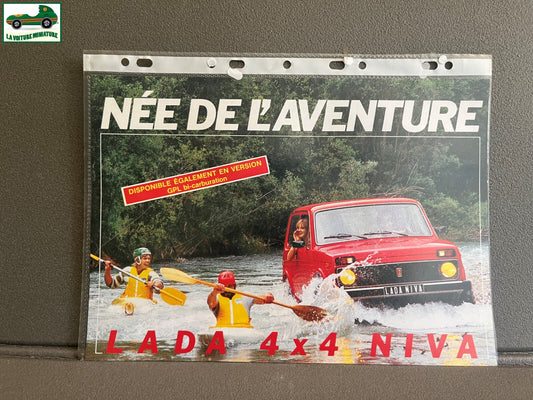 Ancien Dépliant Brochure Documentation Automobile Lada 4x4 Niva