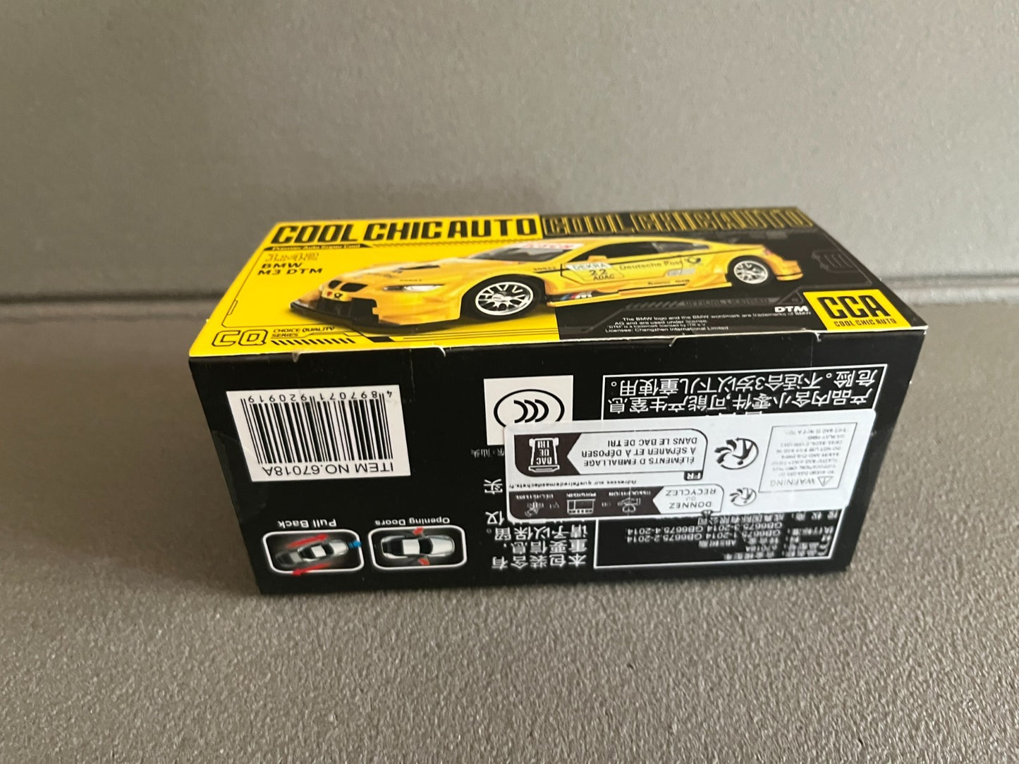 Voiture Miniature BMW M3 DTM CCA Cool Chic Auto 1/42 non 1/43