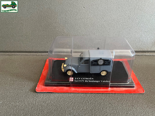Voiture miniature Citroen 2cv 2 cv Boulanger Vatelier Auto Plus Hachette 1/43
