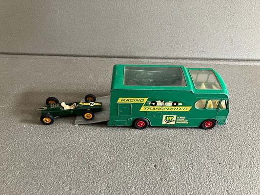 Ancienne Voiture Miniature Camion Racing Car Transporter Lesney K-5