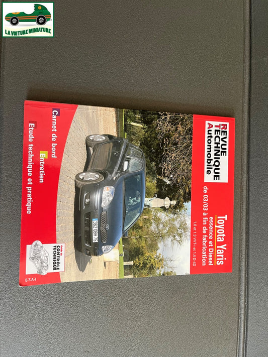 Livre Revue Technique Automobile Toyota Yaris