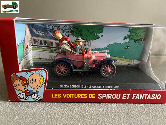Voiture Miniature De Dion Bouton 1912 La Gorille à Bonne Mine Spirou 1/43