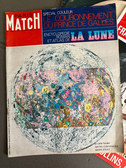Lot Livre Magazine Revue Lune Espace Armstrong Paris Match Jours de France 1969