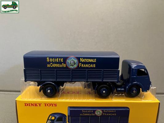 Voiture miniature Tracteur Semi Remorque Panhard SNCF 32 AB Dinky Toys Atlas