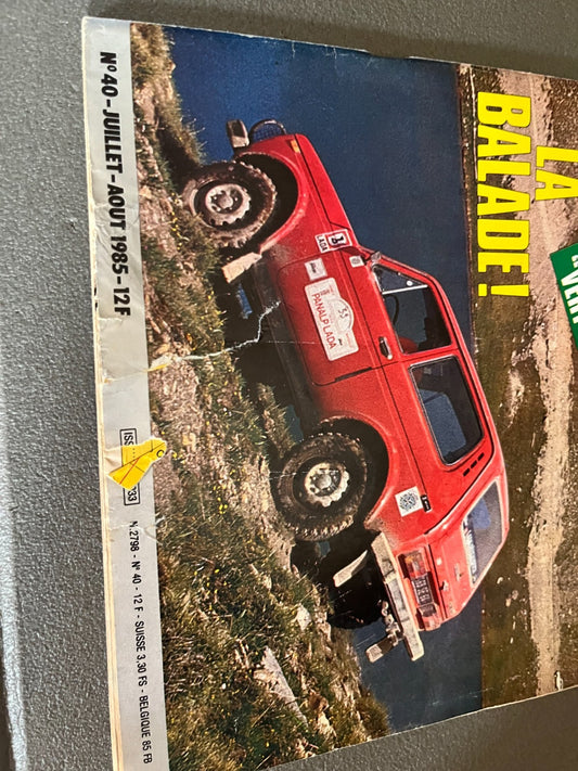 Livre Revue Voiture Automobile AutoMoto N°40
