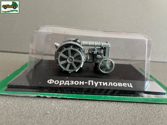 Voiture miniature Tracteur Agricole Russe URSS Fordson Putilovets Hachette 1/43
