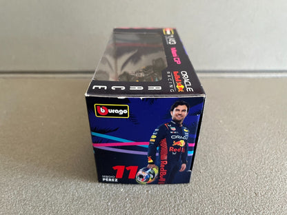 Voiture miniature Collection Formule 1 F1 Red Bull RB19 Miami Burago au 1/43