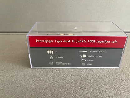 Miniature Militaire Char Tank Blindé Panzerjager Tiger Ausf.B Altaya 1/72