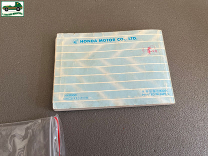 Ancien Dépliant Documentation Entretien Moto Honda XL 125 R 1982