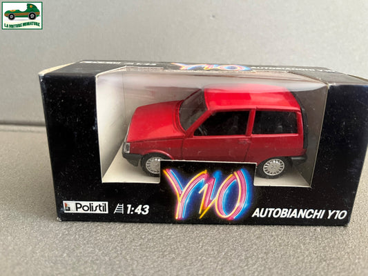 Ancienne Voiture miniature Autobianchi Y10 Polistil Italy au 1/43
