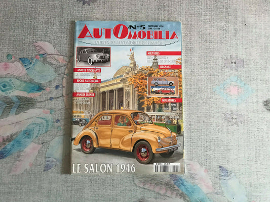Livre Revue Voiture Automobile Automobilia N°5 1996