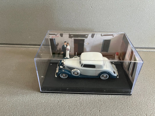 Voiture Miniature Panhard 6 CS Faux Cabriolet Etape 30 La Route Bleue RN7 1/43