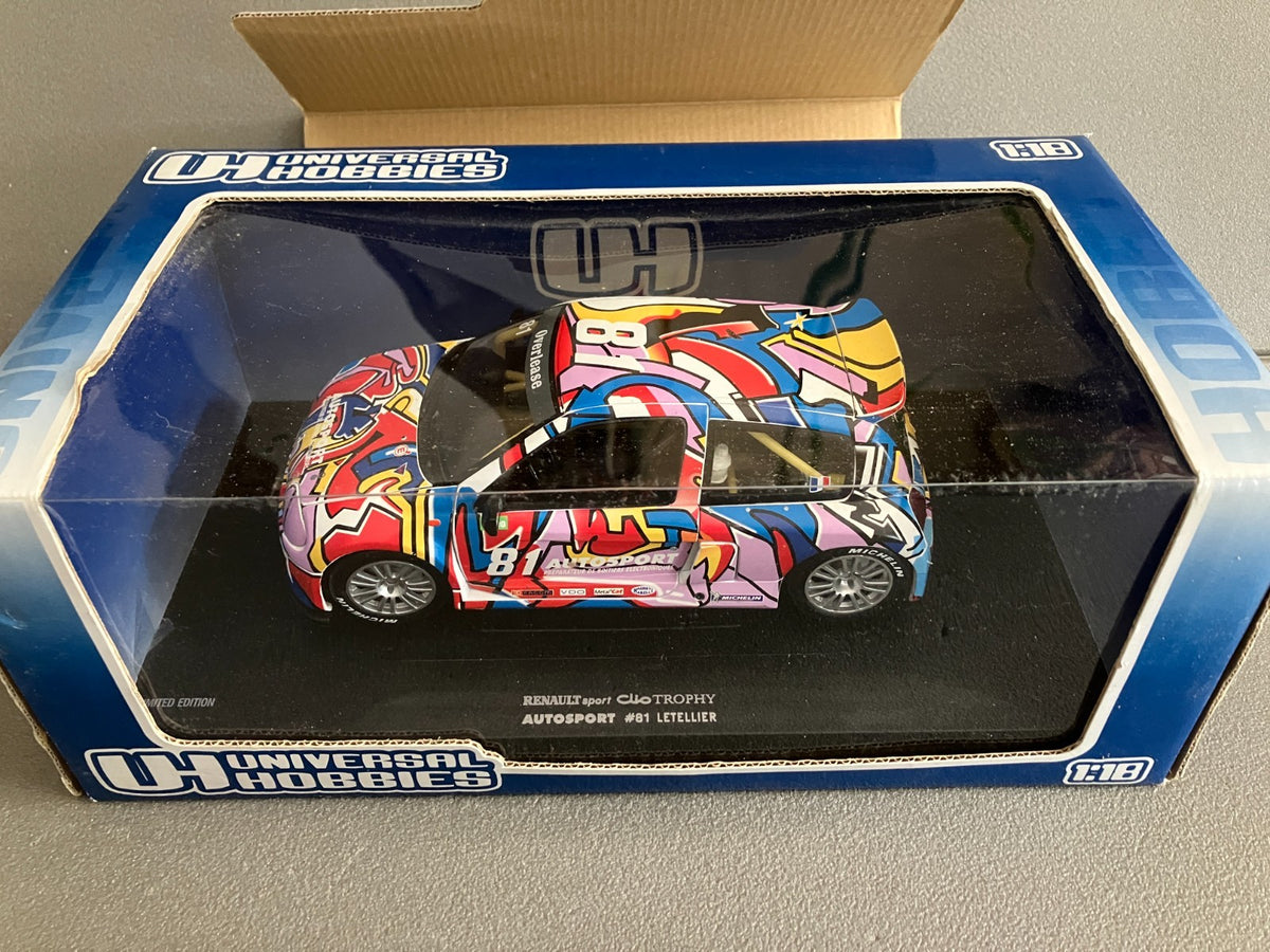 Voiture Miniature Renault Sport Clio Trophy Autosport LeTellier UH 1/18