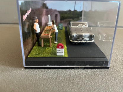 Voiture Miniature Panhard Dyna Junior Etape 28 La Route Bleue RN7 1/43