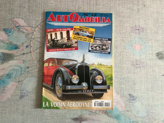 Livre Revue Voiture Automobile Automobilia N°12 1997