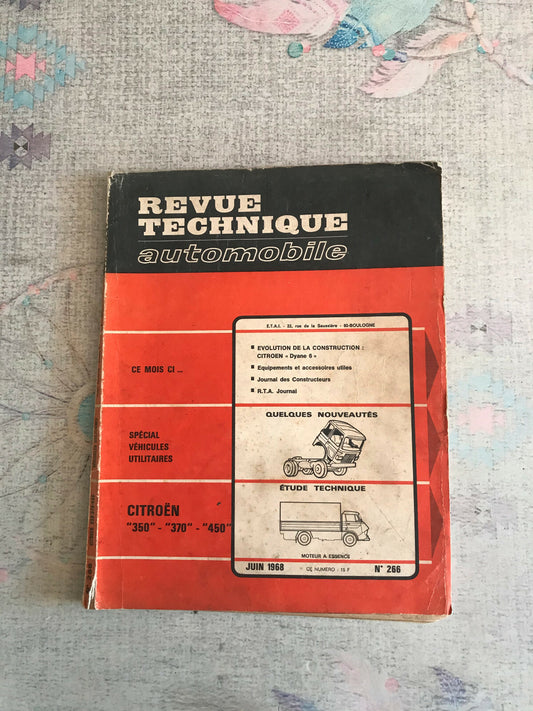 Livre Revue Technique Automobile Citroen Utilitaire Camion 350 370 450