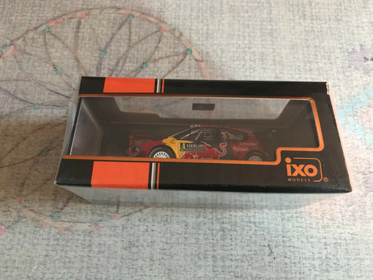 Voiture Miniature Citroen C3 WRC Lappi Rallye Suede 2019 Ixo 1/43