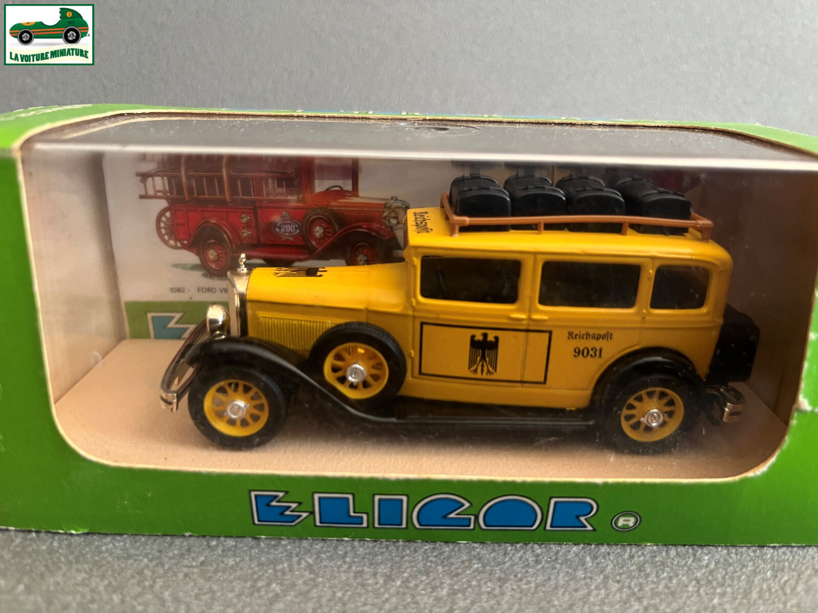 Voiture miniature Mercedes Benz 1929 Nurburg ReichPost Poste Eligor France 1/43