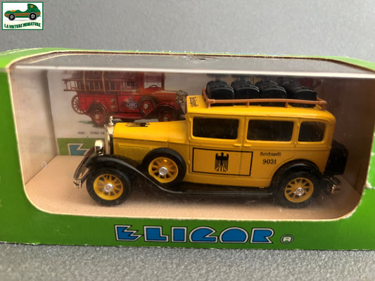 Voiture miniature Mercedes Benz 1929 Nurburg ReichPost Poste Eligor France 1/43