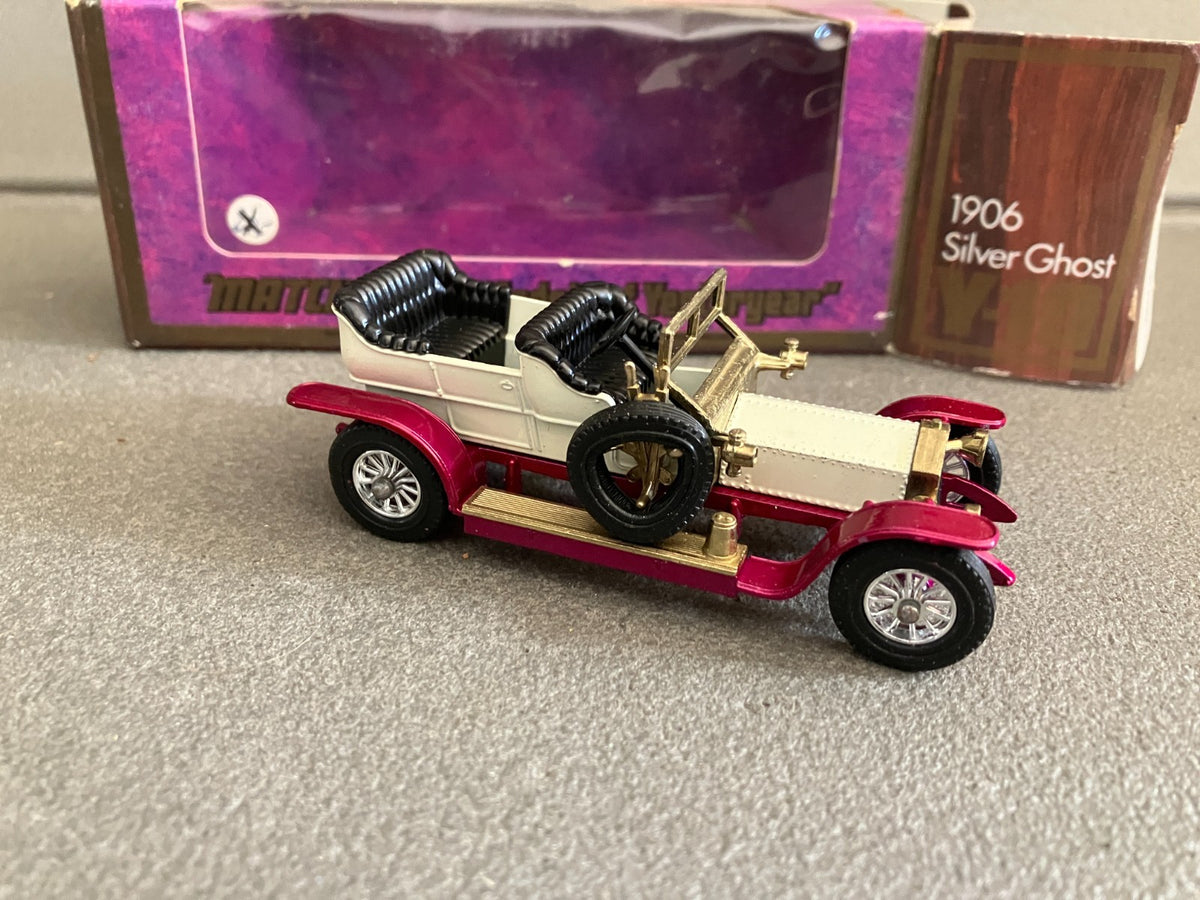 Ancienne Voiture Miniature 1906 Rolls Royce Silver Ghost Matchbox 1/51