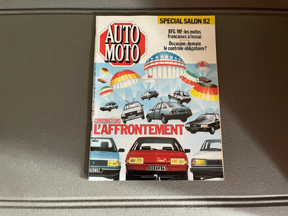 Livre Revue Voiture Automobile AutoMoto N°9
