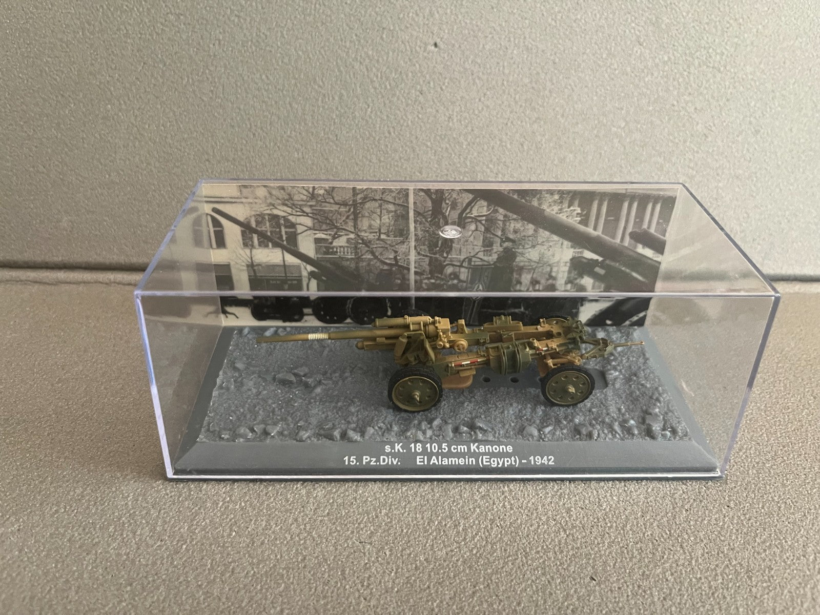 Miniature Militaire Char Tank Blindé Canon s.K. 18 10.5 cm Kanone Altaya 1/72