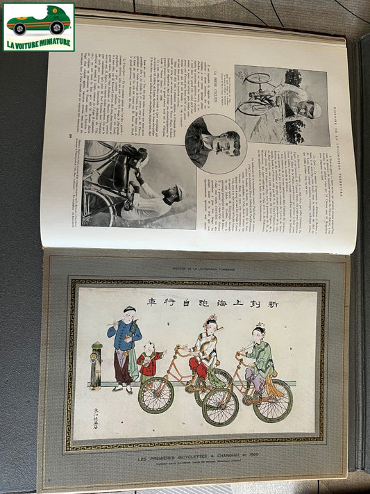 Ancien Livre Voiture Automobile Histoire de la Locomotion Terrestre