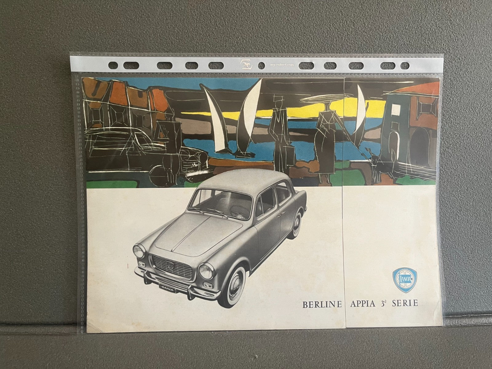 Ancien Dépliant Brochure Documentation Automobile Lancia Berline Appia