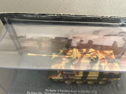 Miniature Militaire Char Tank Blindé Pz.Kpfw. V Panther Ausf. A 171 Altaya 1/72