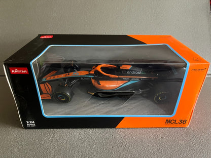 Voiture miniature Formule 1 McLaren MCL 36 Romagna 2022 Rastar 1/24